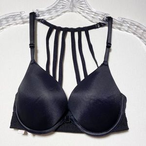 Victoria’s Secret Black Wear Everywhere Push Up Bra Size 32C‎